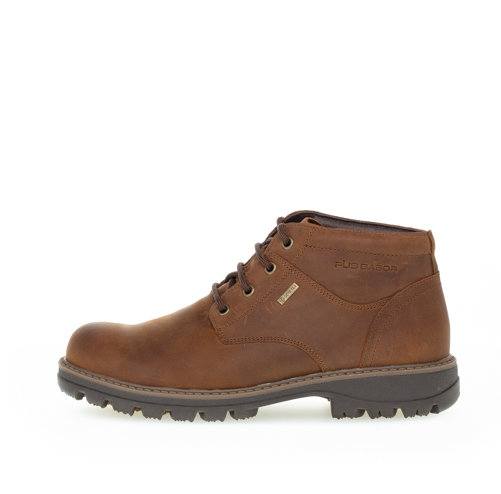 PIUS Gabor 0364.52.15 Crazy Horse Bison Light Brown Gore Tex Ankle Boots