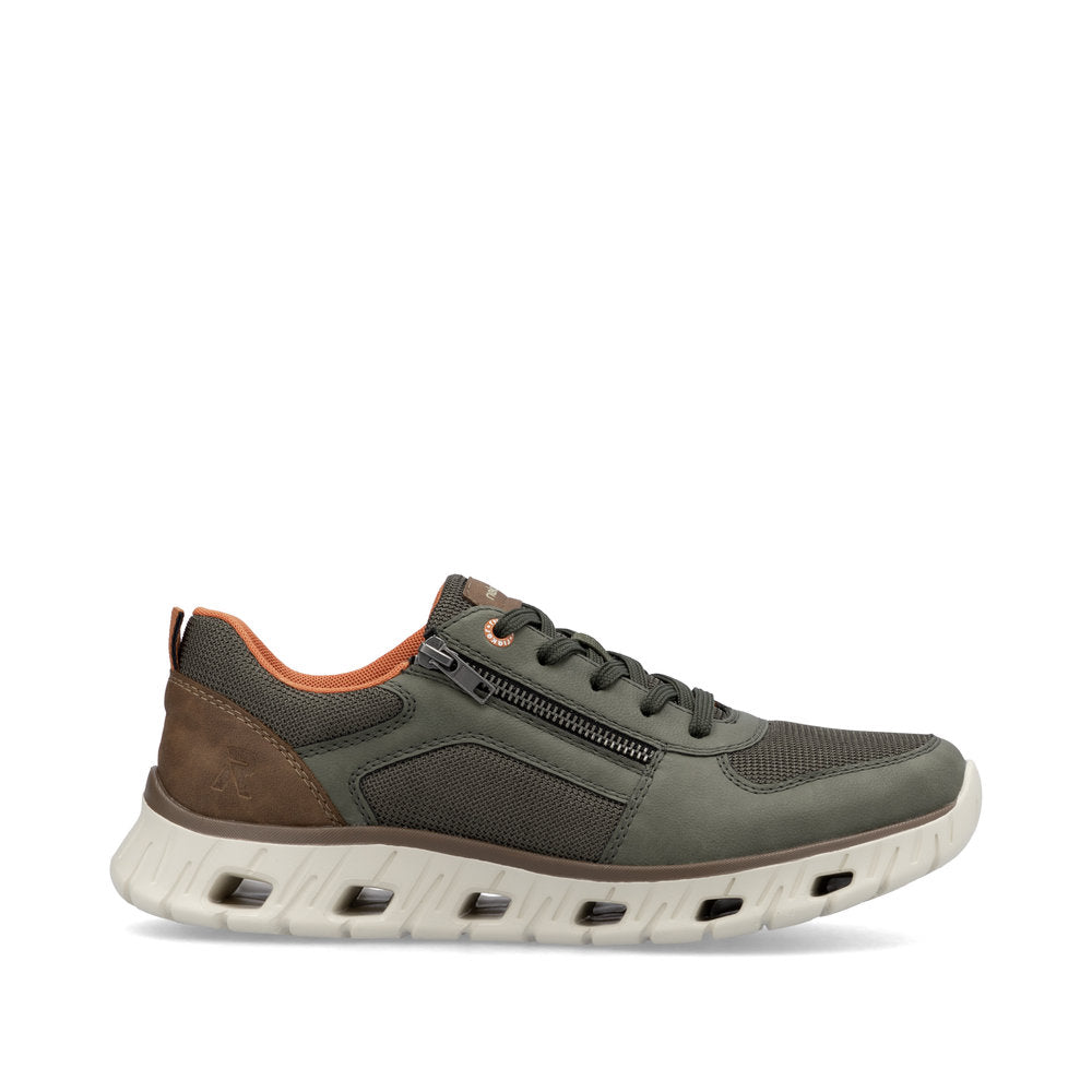 Rieker Soft 04301-54 Olive Sneakers with Side Zip