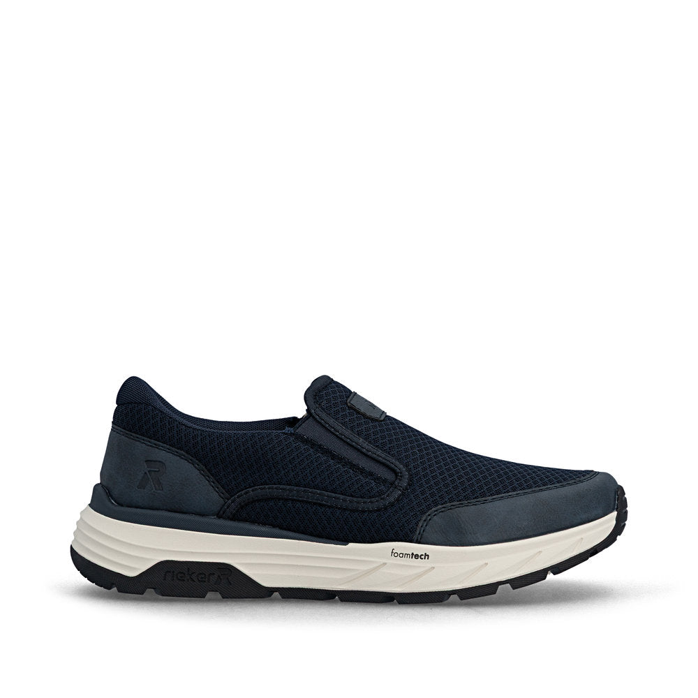 Rieker 06152-14 Navy H Fit Slip On Shoes