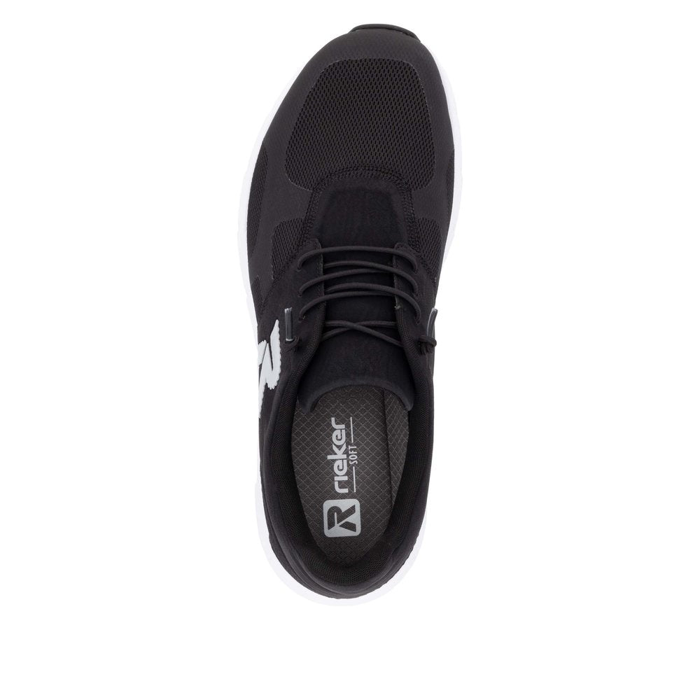 Rieker Evolution 09100-01 Black Lace Sneakers