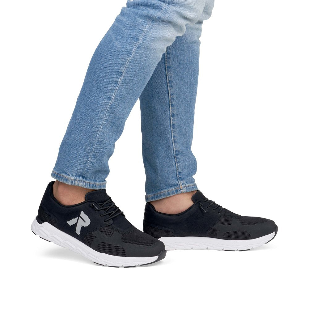 Rieker Evolution 09100-01 Black Lace Sneakers