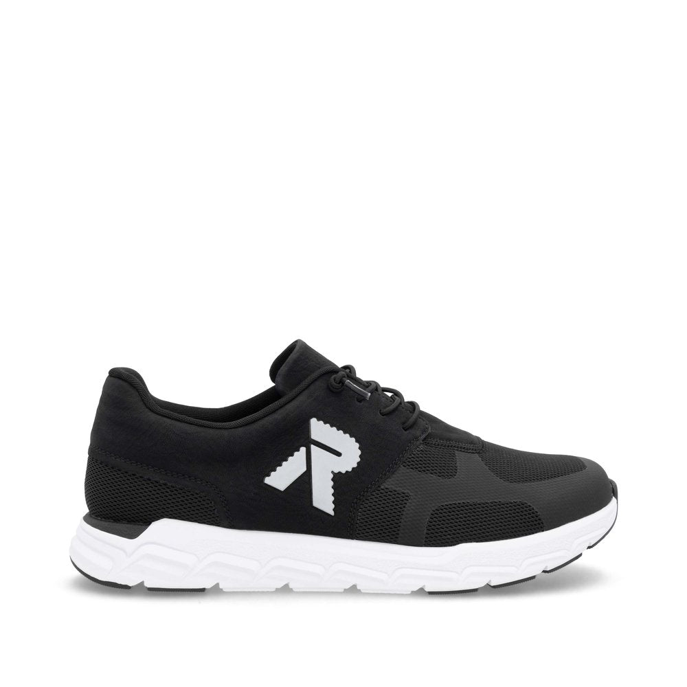 Rieker Evolution 09100-01 Black Lace Sneakers