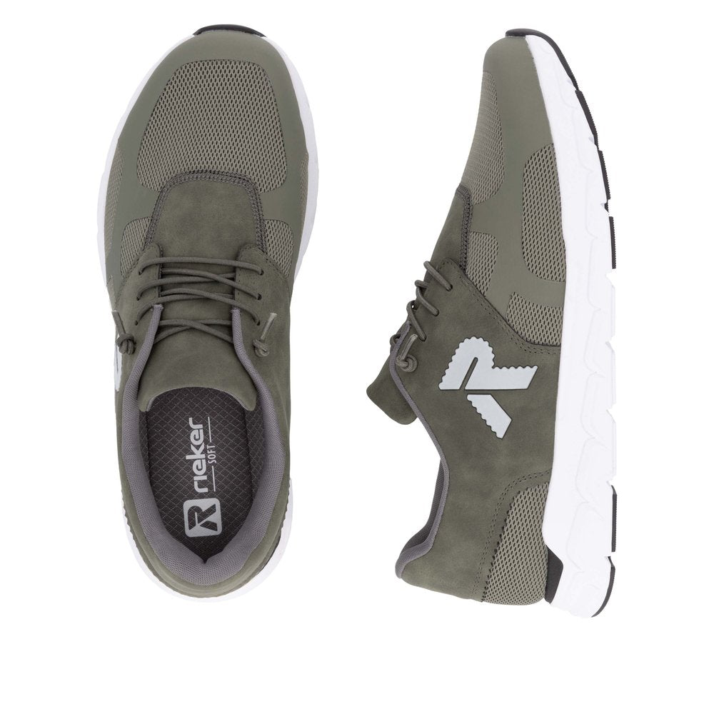 Rieker Soft 09100-54 Olive Lace Sneakers