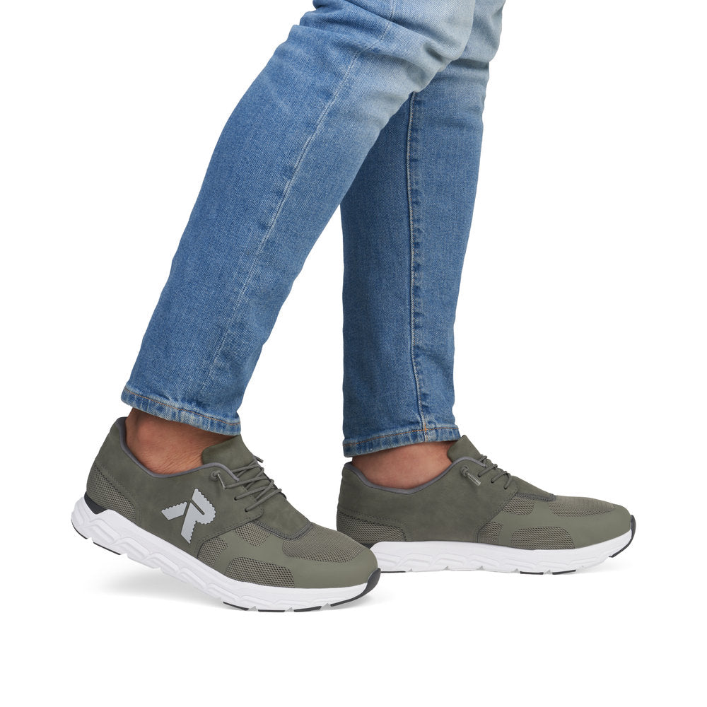 Rieker Soft 09100-54 Olive Lace Sneakers