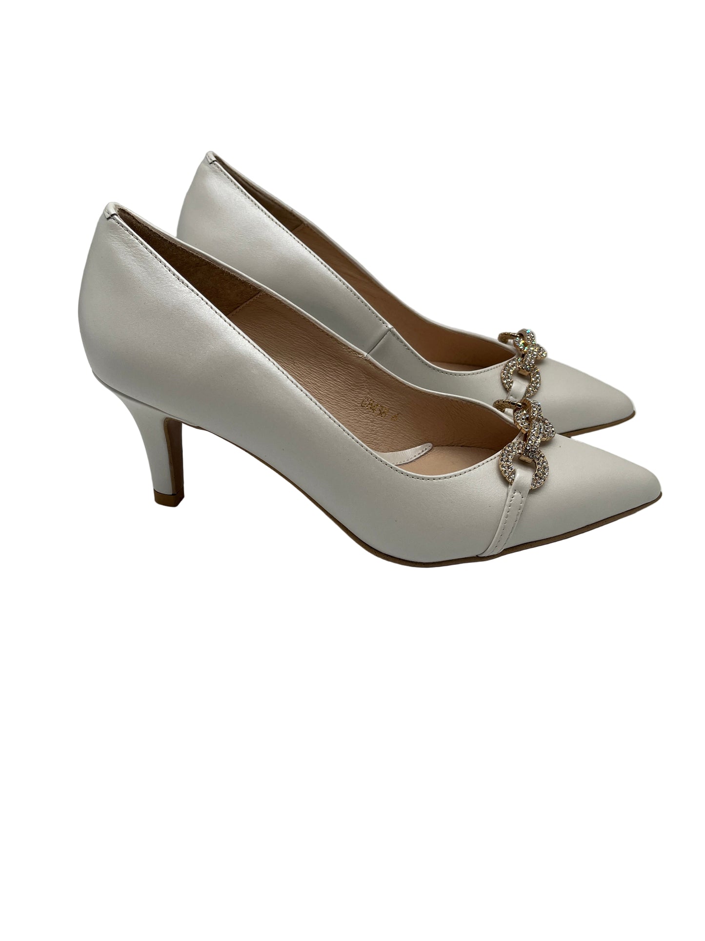 Emis S8438/611o Ecru Pearl Heels