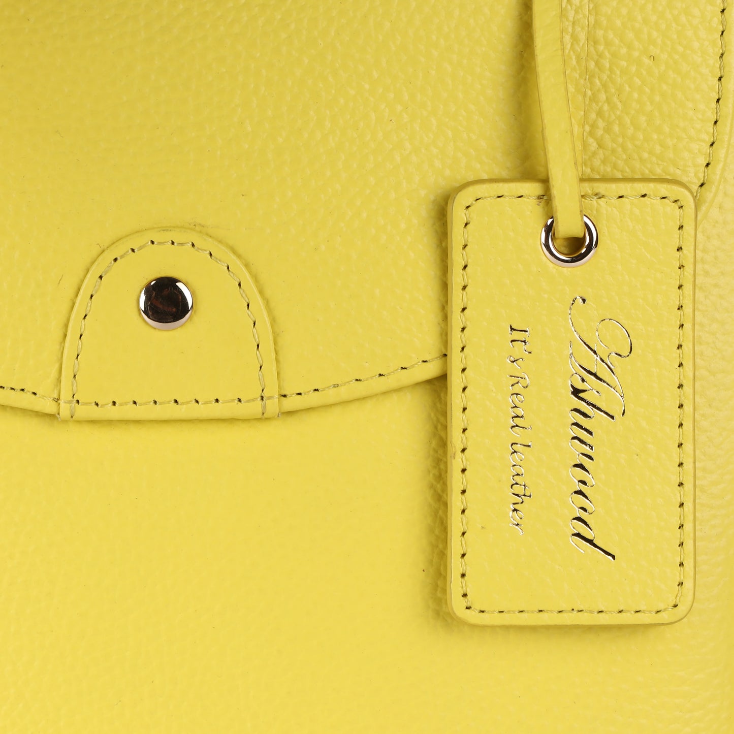 Ashwood Leather CB-5 Aurora Yellow Crossbody Bag