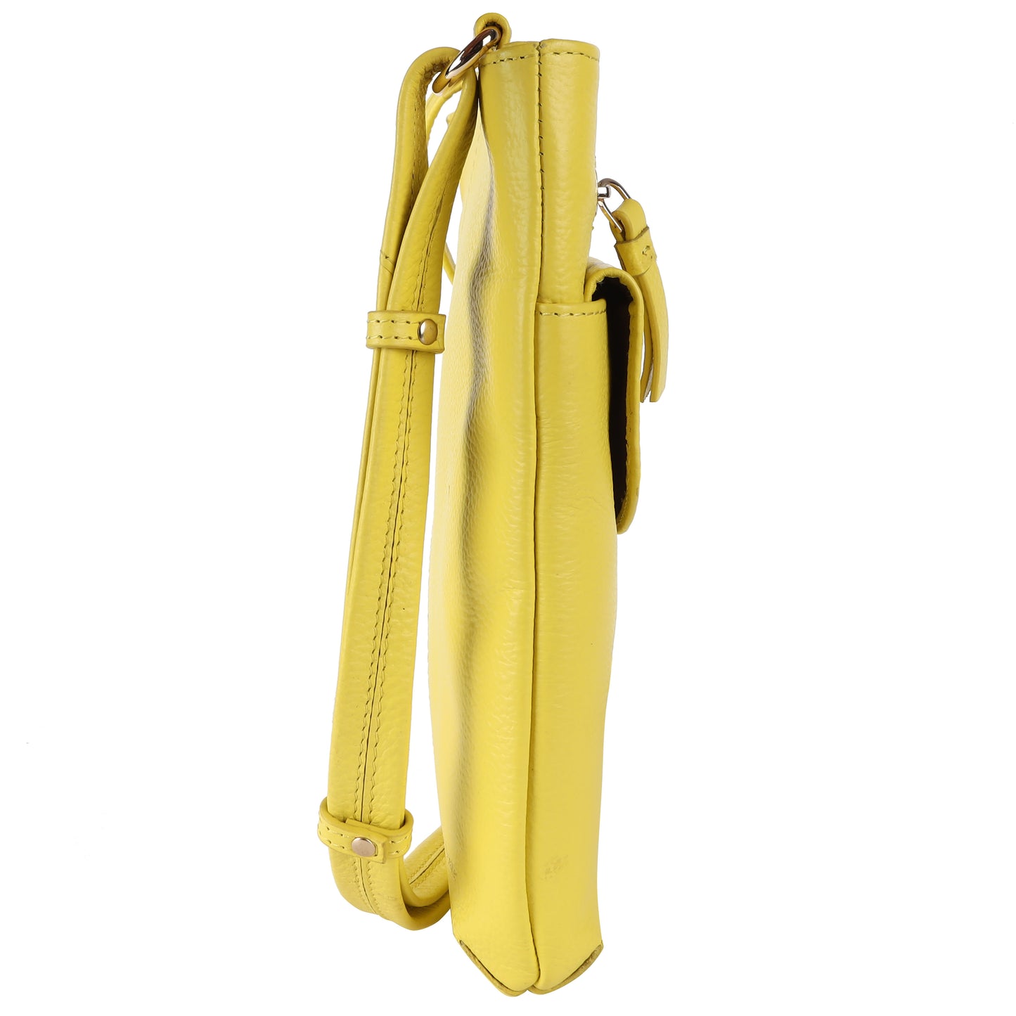Ashwood Leather CB-5 Aurora Yellow Crossbody Bag