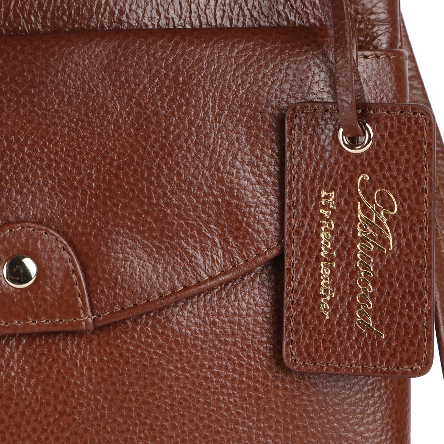 Ashwood Leather CB-5 Heritage 2 Tone Tan Crossbody Bag