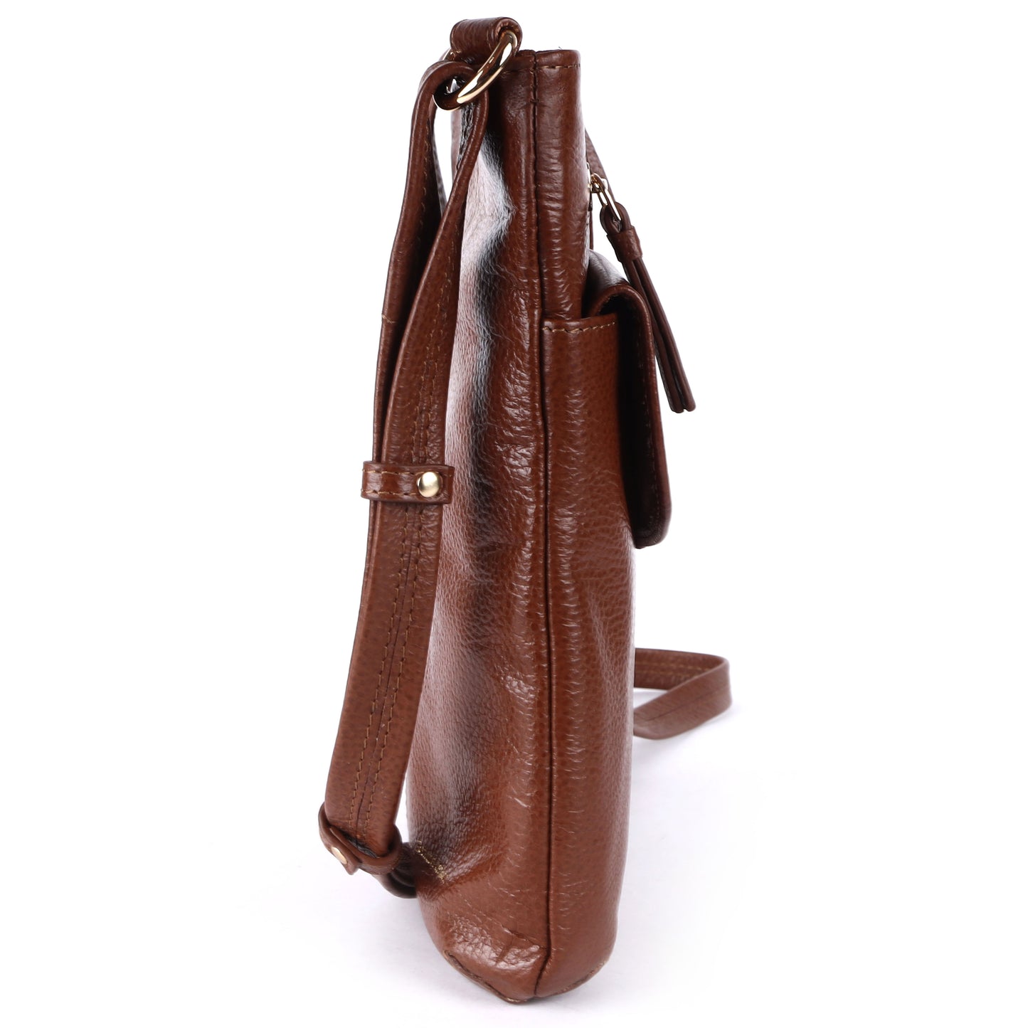 Ashwood Leather CB-5 Heritage 2 Tone Tan Crossbody Bag