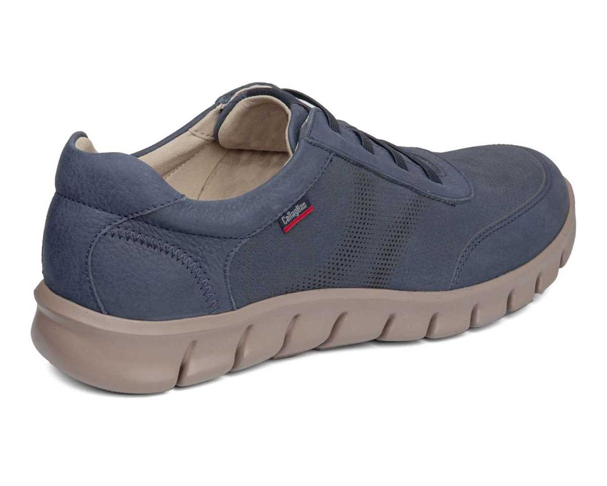 Callaghan 42800 Azul Navy Blue Elastic Lace Shoes