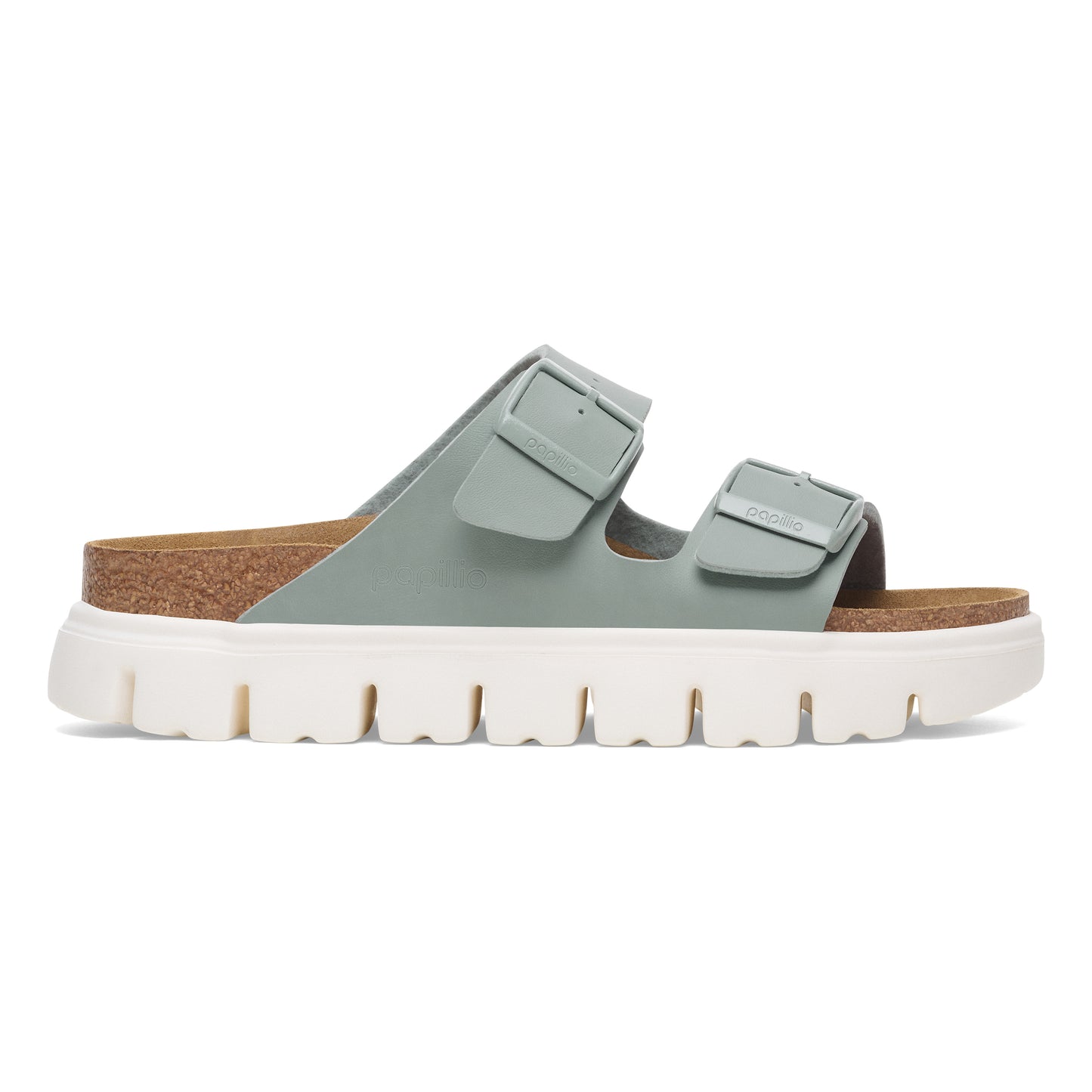 Birkenstock 1029093 Arizona Papillio Pure Sage Chunky Birko-Flor Sandals