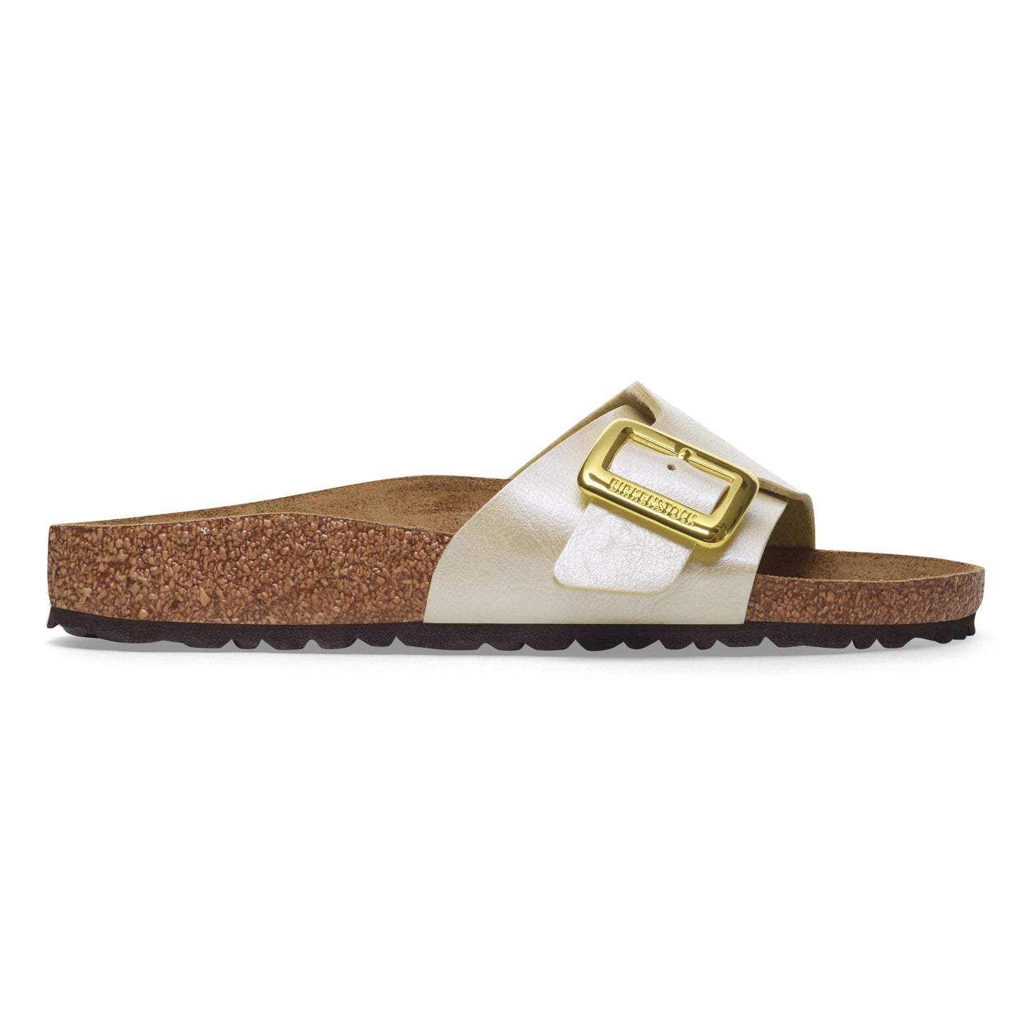 Birkenstock 1029393 Catalina Cushion Buckle Birko Flor Graceful Pearl White Sandals