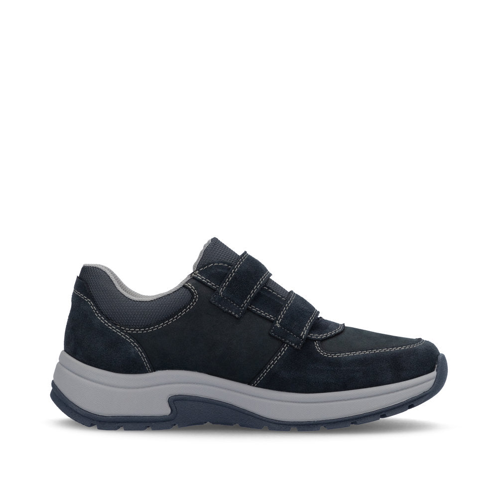 Rieker 11051-14 Navy Extra Wide Shoes with 2 Velcro Straps