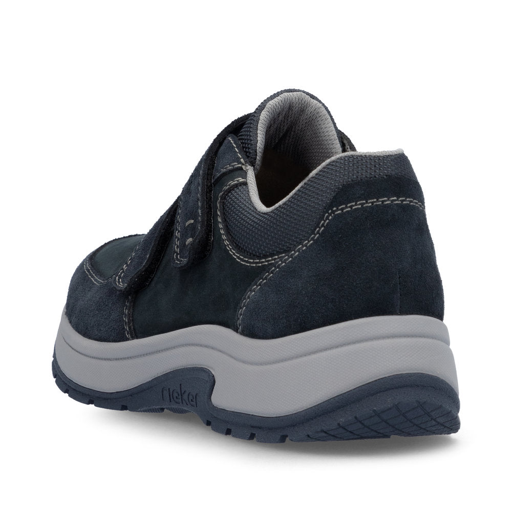 Rieker 11051-14 Navy Extra Wide Shoes with 2 Velcro Straps