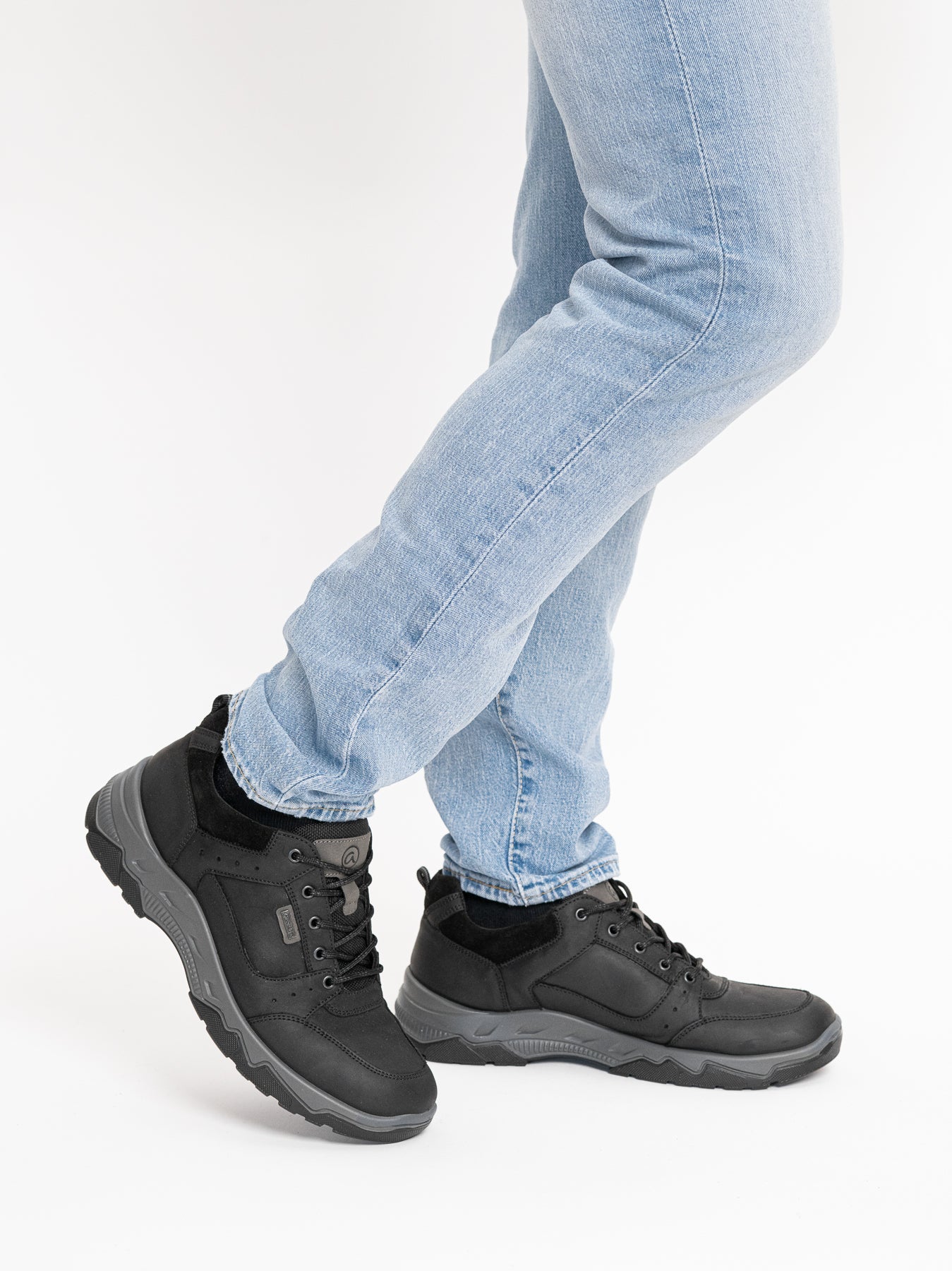 Ara 11-38505 01 Renzo G Fit Black Oily Nubuck Gore Tex Shoes