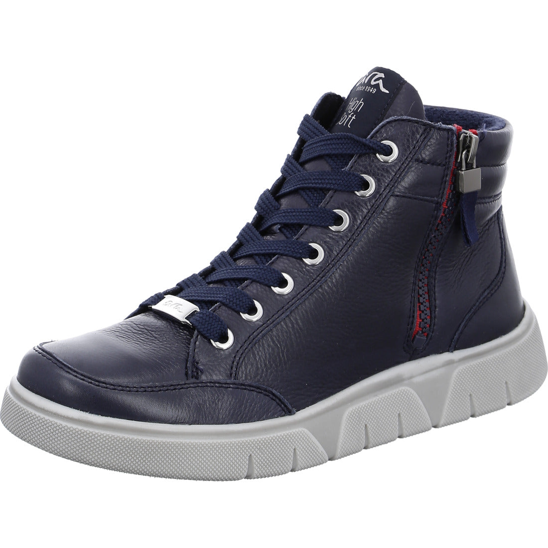 Navy blue hot sale high top sneakers