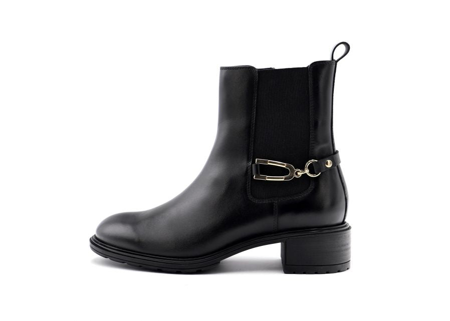 Ara 12-26104 01 Parker-St 2.0 G Fit Black Block Heel Boots