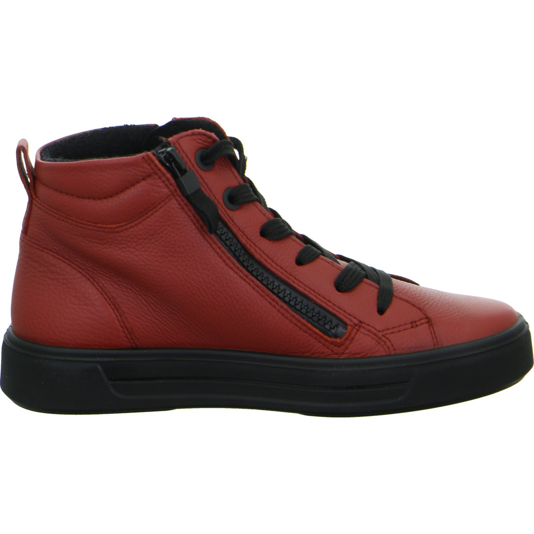 Ara 12-27404 24 Chilli Red H Fit Lace Ankle Boots.