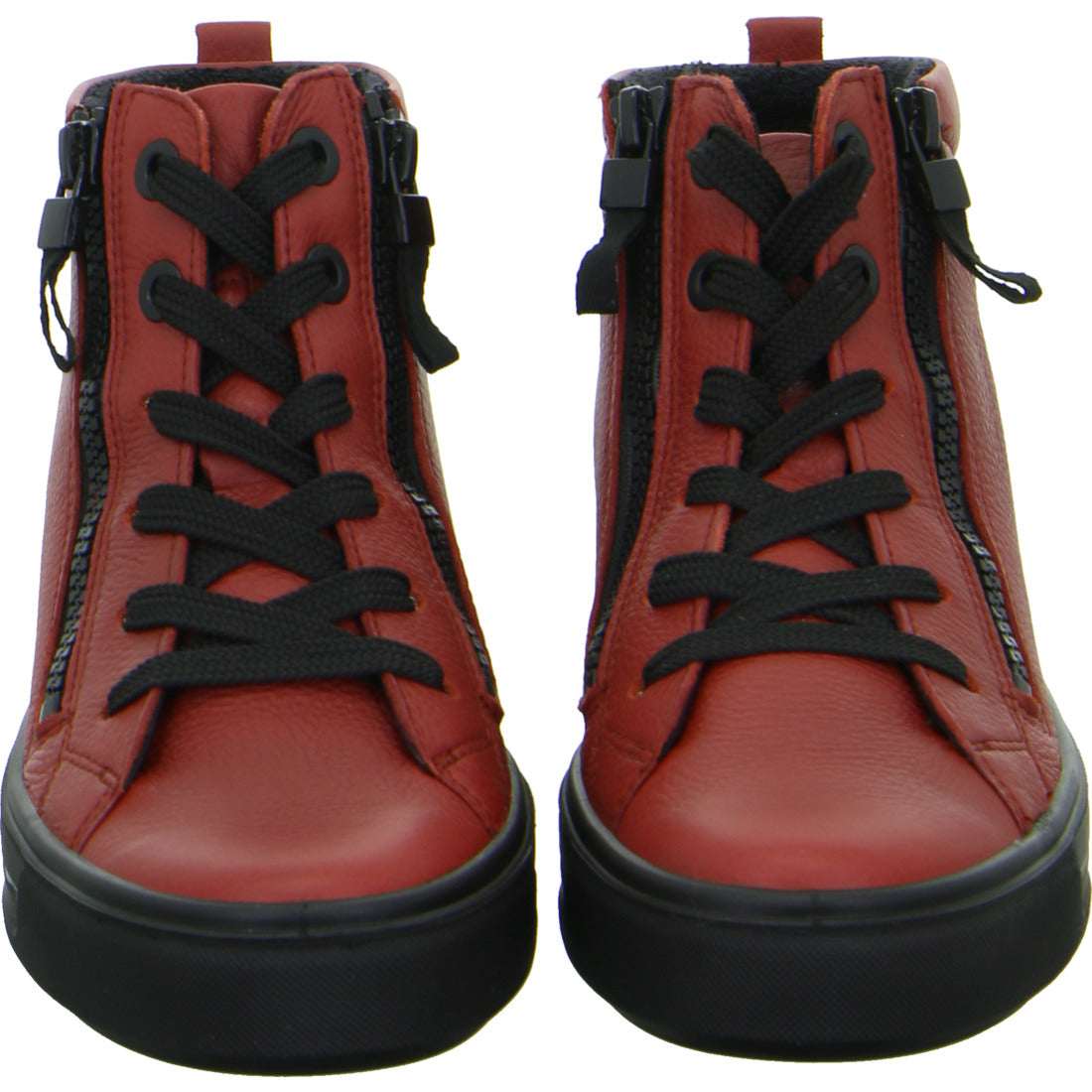 Ara 12-27404 24 Chilli Red H Fit Lace Ankle Boots.