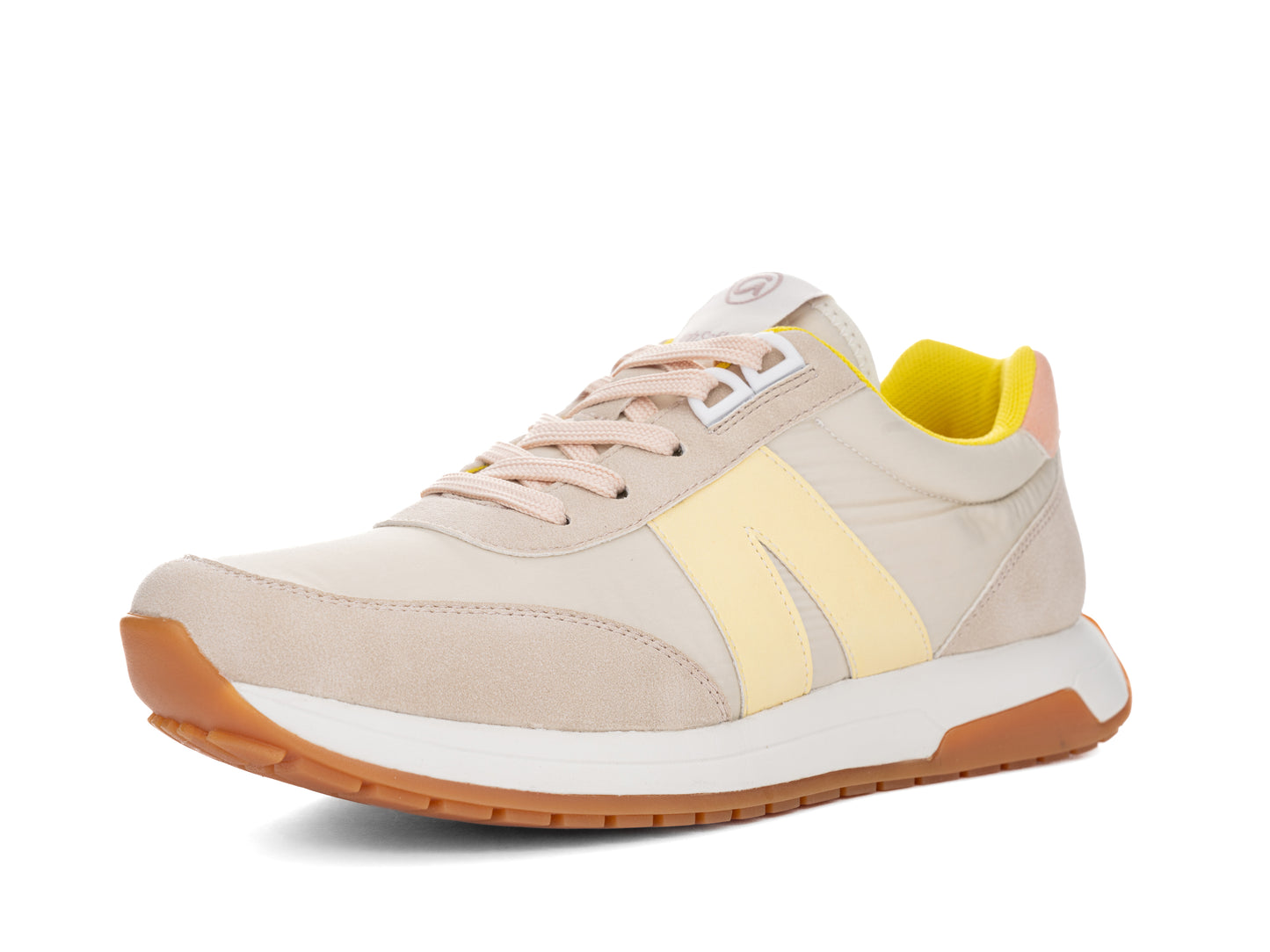 Ara 12-29702 04 Malibu Beige, Lemon & White H Fit Sneakers