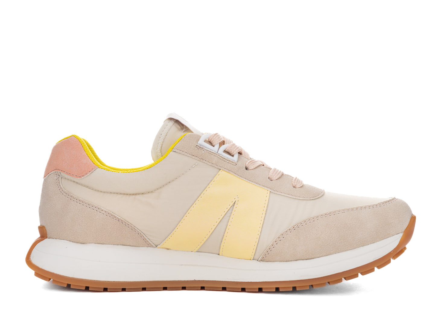 Ara 12-29702 04 Malibu Beige, Lemon & White H Fit Sneakers