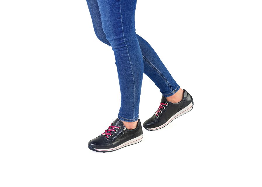 Ara 12-34587-72 Osaka HighSoft H Fit Dark Navy Blue Sneakers