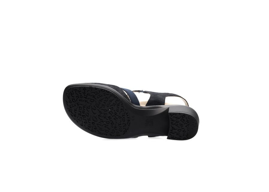 Ara 12-35730 12 Gano-S Highsoft Navy H Extra Wide Fit Slingback Heels