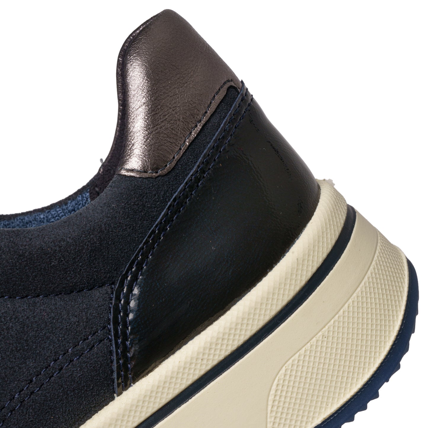 Ara 12-27540 92 Sapporo 3.0 Navy Suede & Patent H Fit Sneakers