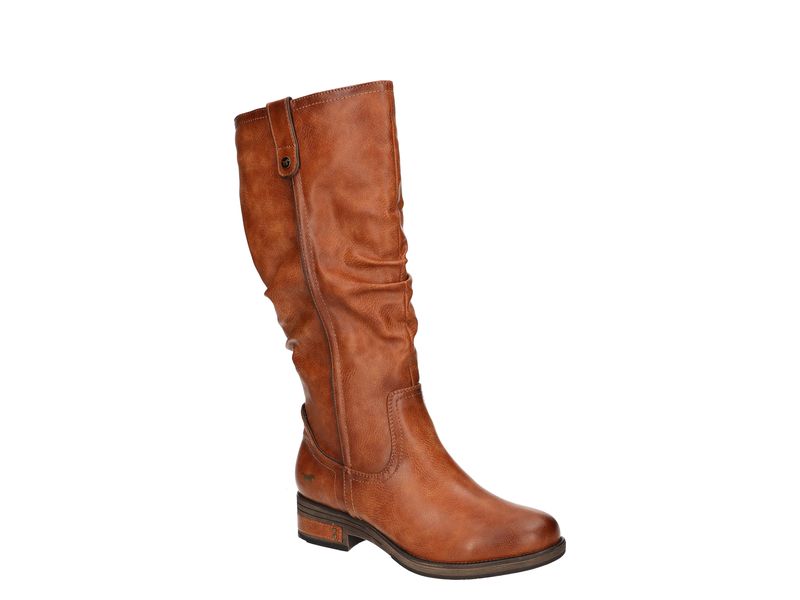 Mustang 1293-602-307 Cognac Tan Long Boots