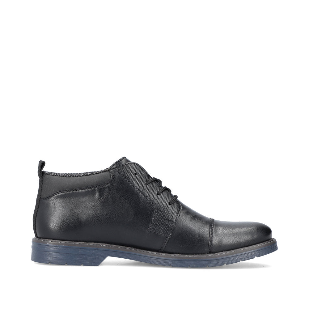 Rieker 13031-00 Black Lace Boots