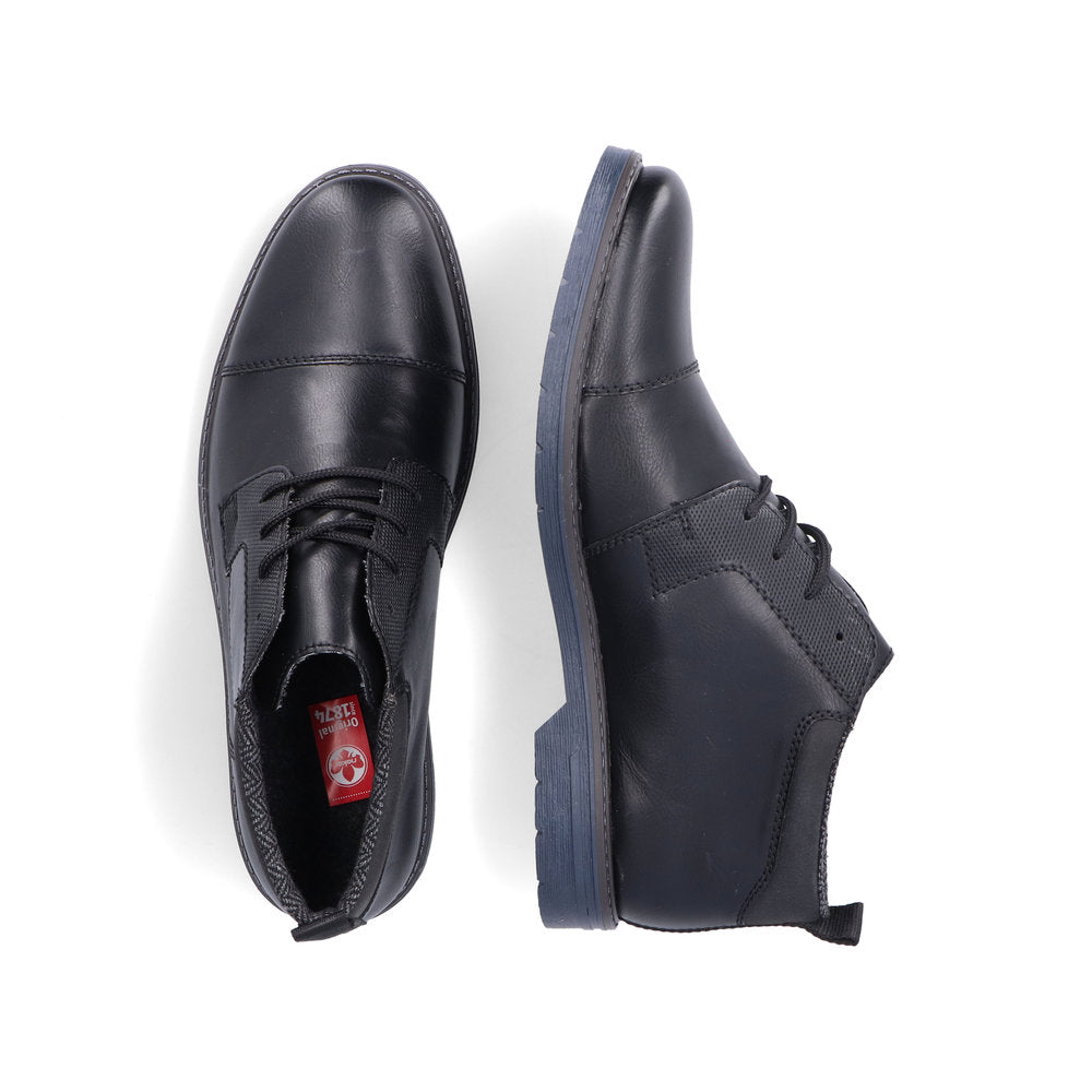 Rieker 13031-00 Black Lace Boots