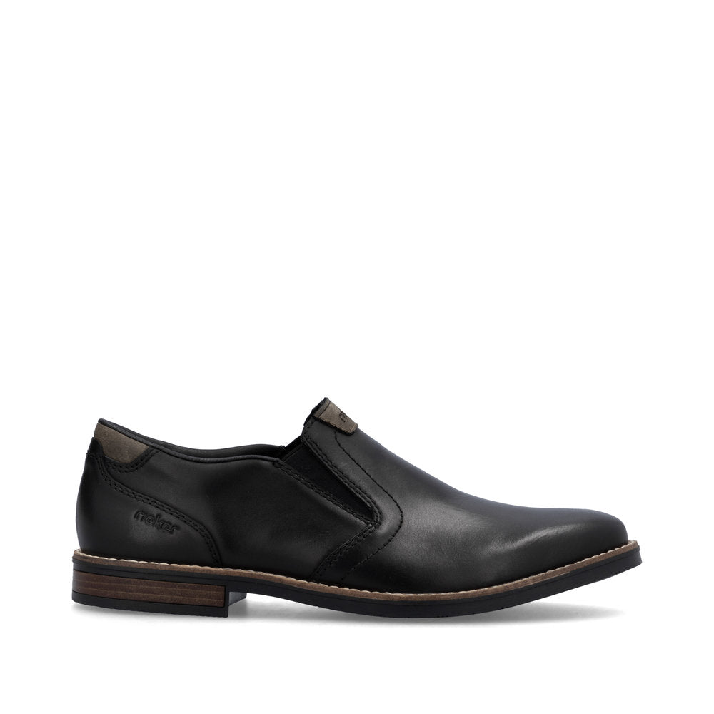 Rieker 13557-00 Black Slip On Shoes