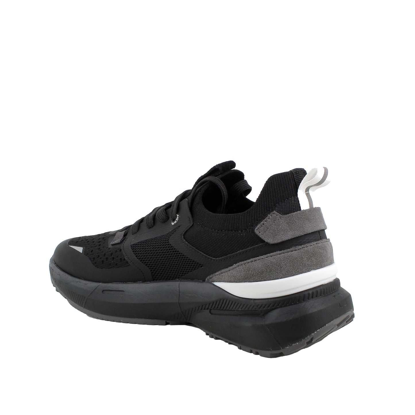 Extr4 1202044 Tessuto Knite Black Sneakers