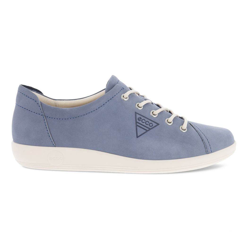 Ecco 206503 02646 Soft 2.0 Misty Blue Shoes The Shoe Parlour