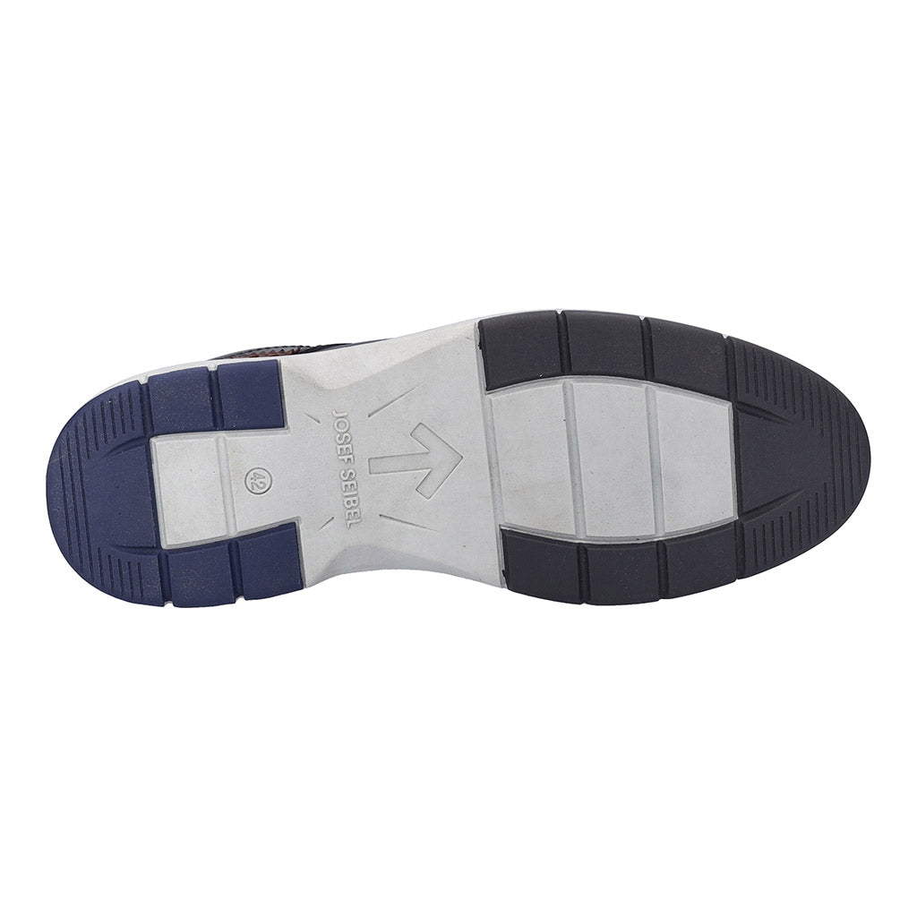 Josef Seibel 22307 12 532 Stuart 07 Navy Multi Lace Shoes