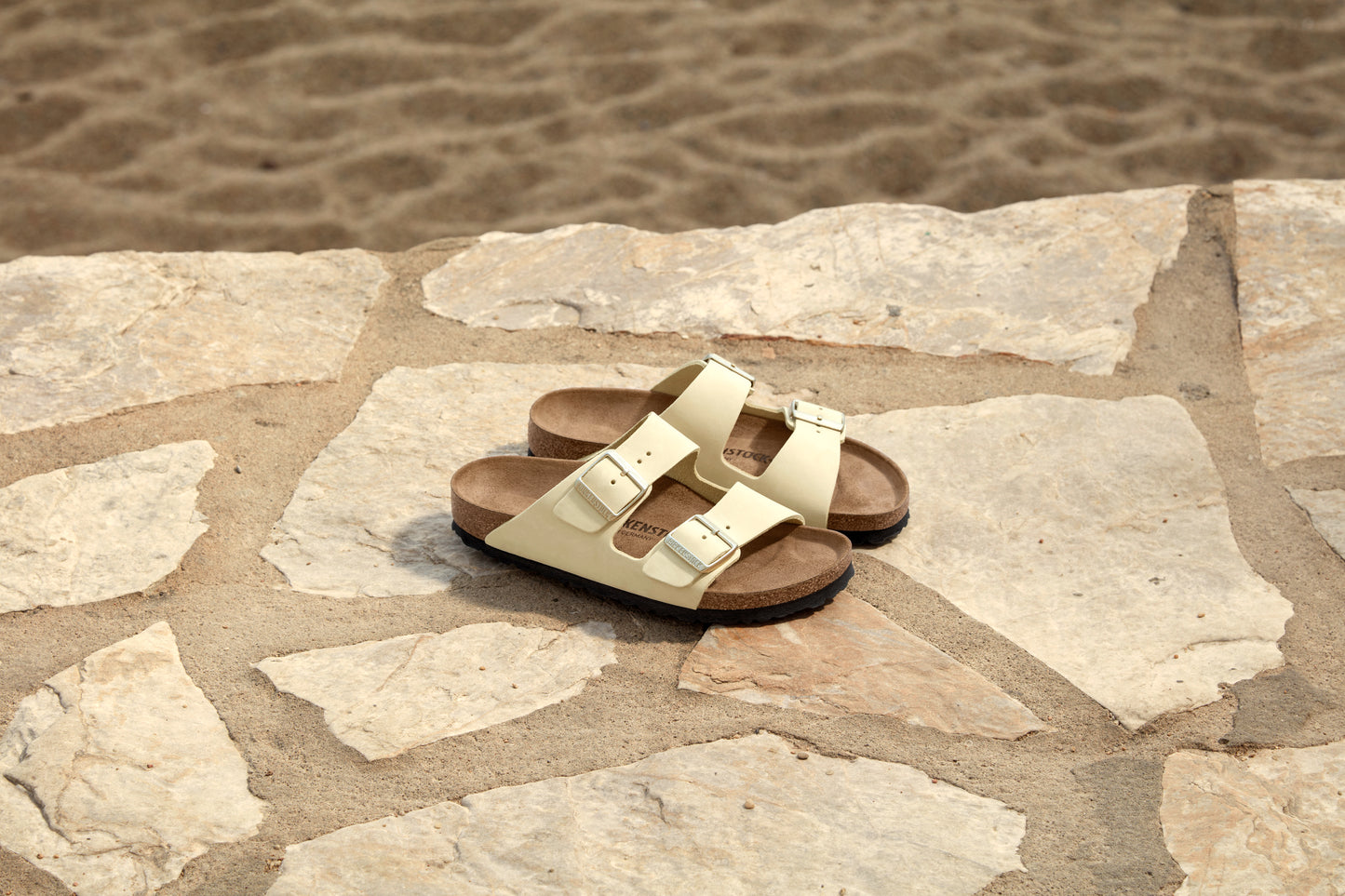 Birkenstock 1026711 Arizona Ecru Sandals