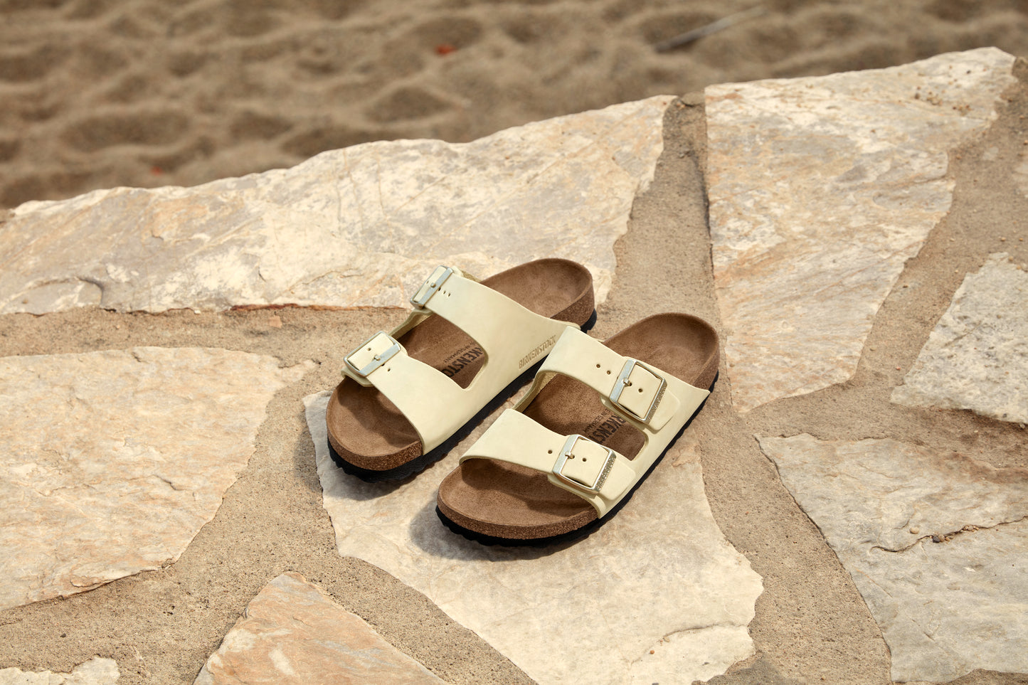 Birkenstock 1026711 Arizona Ecru Sandals