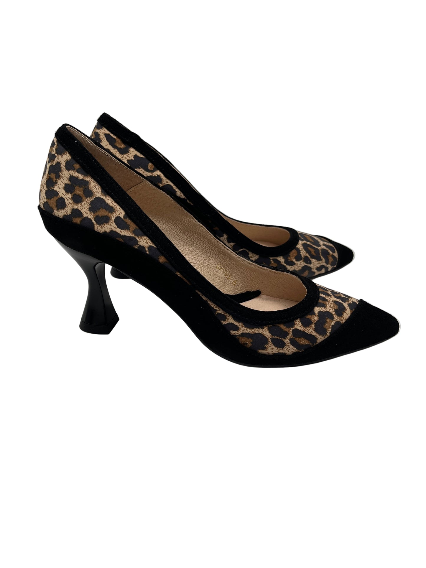Emis ZPAN7993/206 Black/711 Leopard Heels