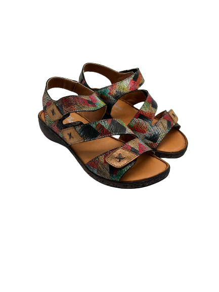 The Shoe Parlour by Phelans Shoes 284-16 Gogow Multi Velcro Sandals