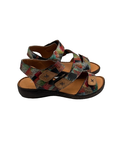 The Shoe Parlour by Phelans Shoes 284-16 Gogow Multi Velcro Sandals