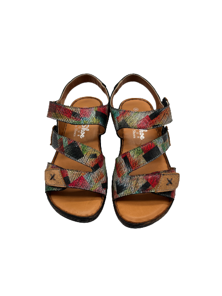 The Shoe Parlour by Phelans Shoes 284-16 Gogow Multi Velcro Sandals