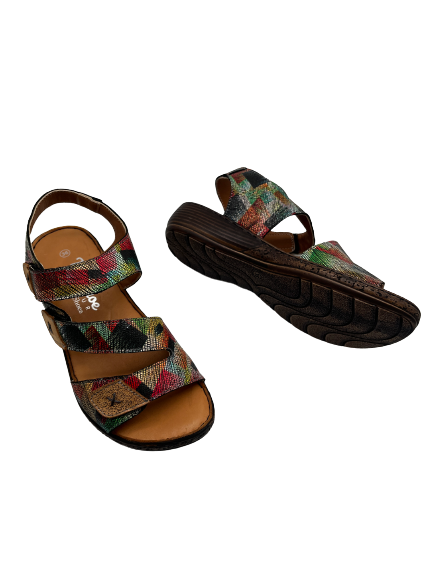 The Shoe Parlour by Phelans Shoes 284-16 Gogow Multi Velcro Sandals