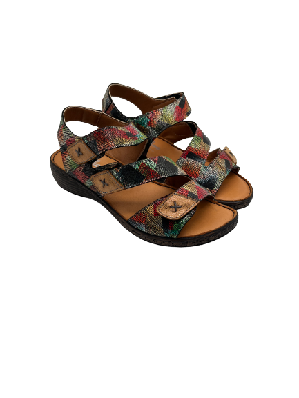 The Shoe Parlour by Phelans Shoes 284-16 Gogow Multi Velcro Sandals