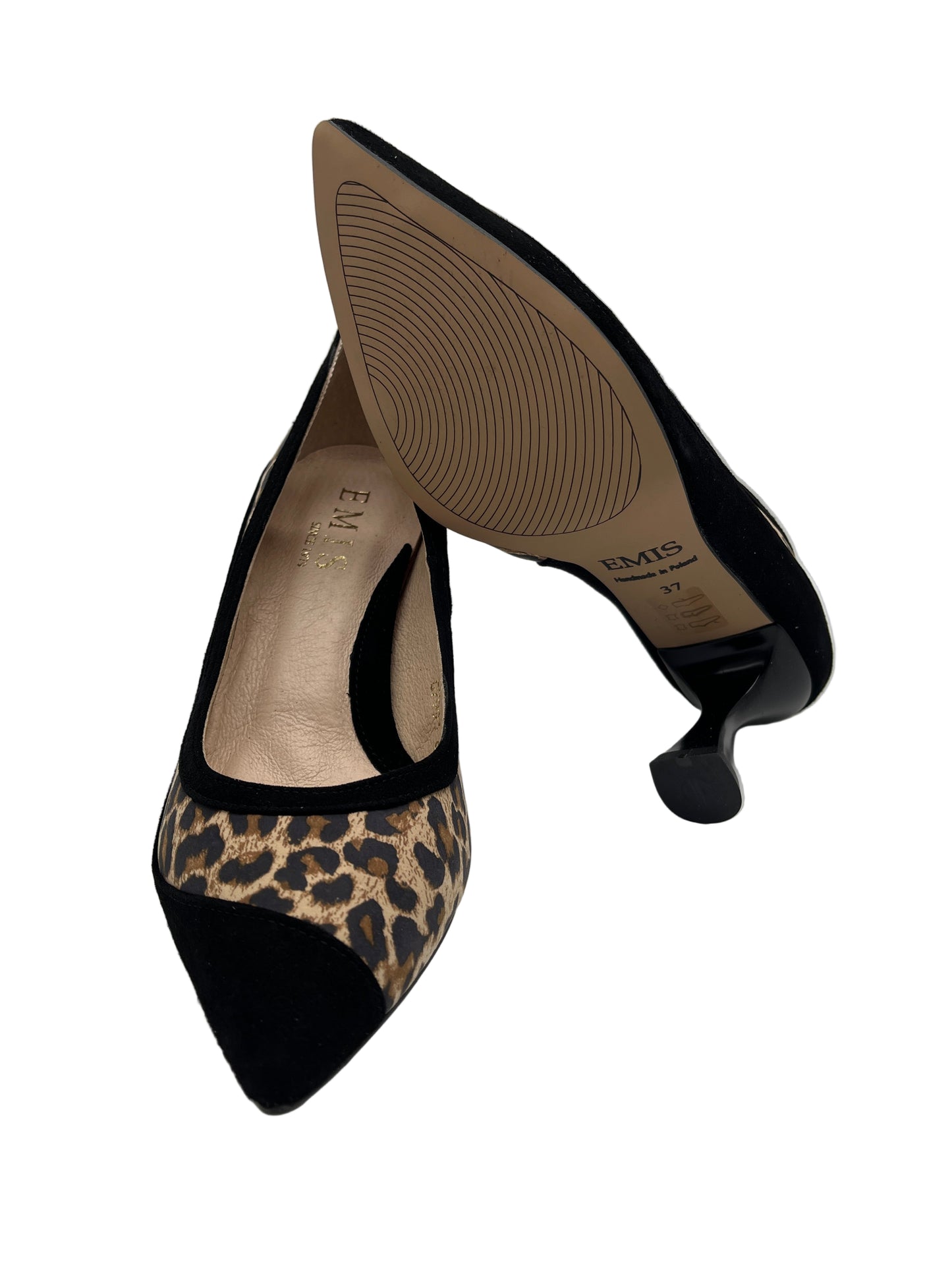 Emis ZPAN7993/206 Black/711 Leopard Heels