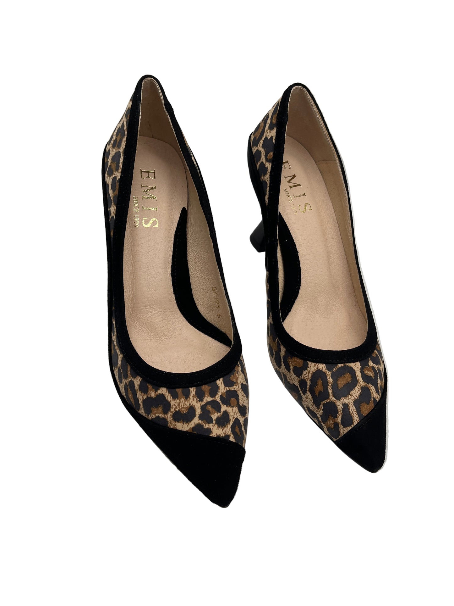 Emis ZPAN7993/206 Black/711 Leopard Heels