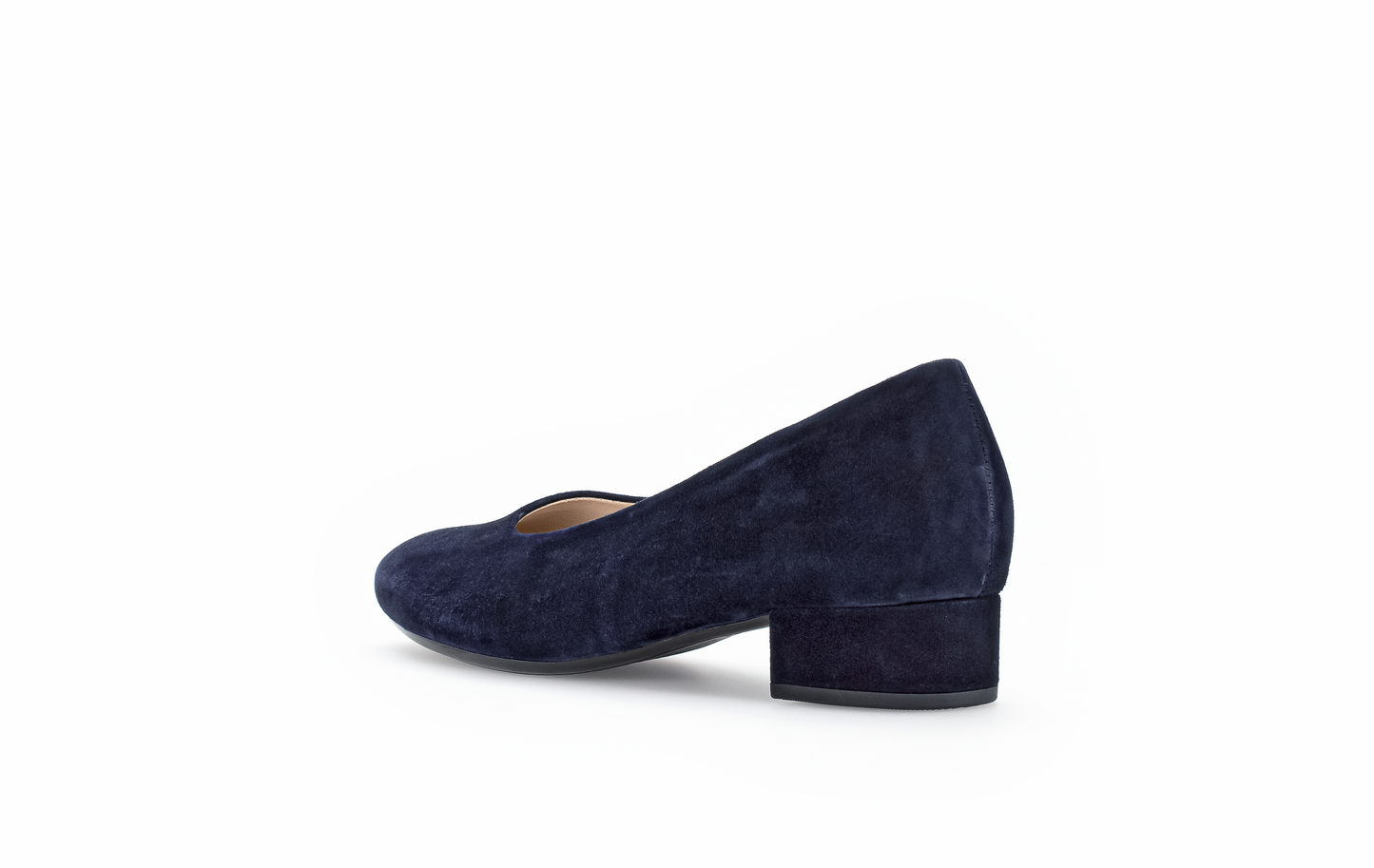 Gabor 31.320.16 Navy Suede Slip On Pumps