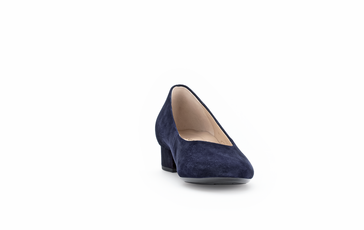 Gabor 31.320.16 Navy Suede Slip On Pumps