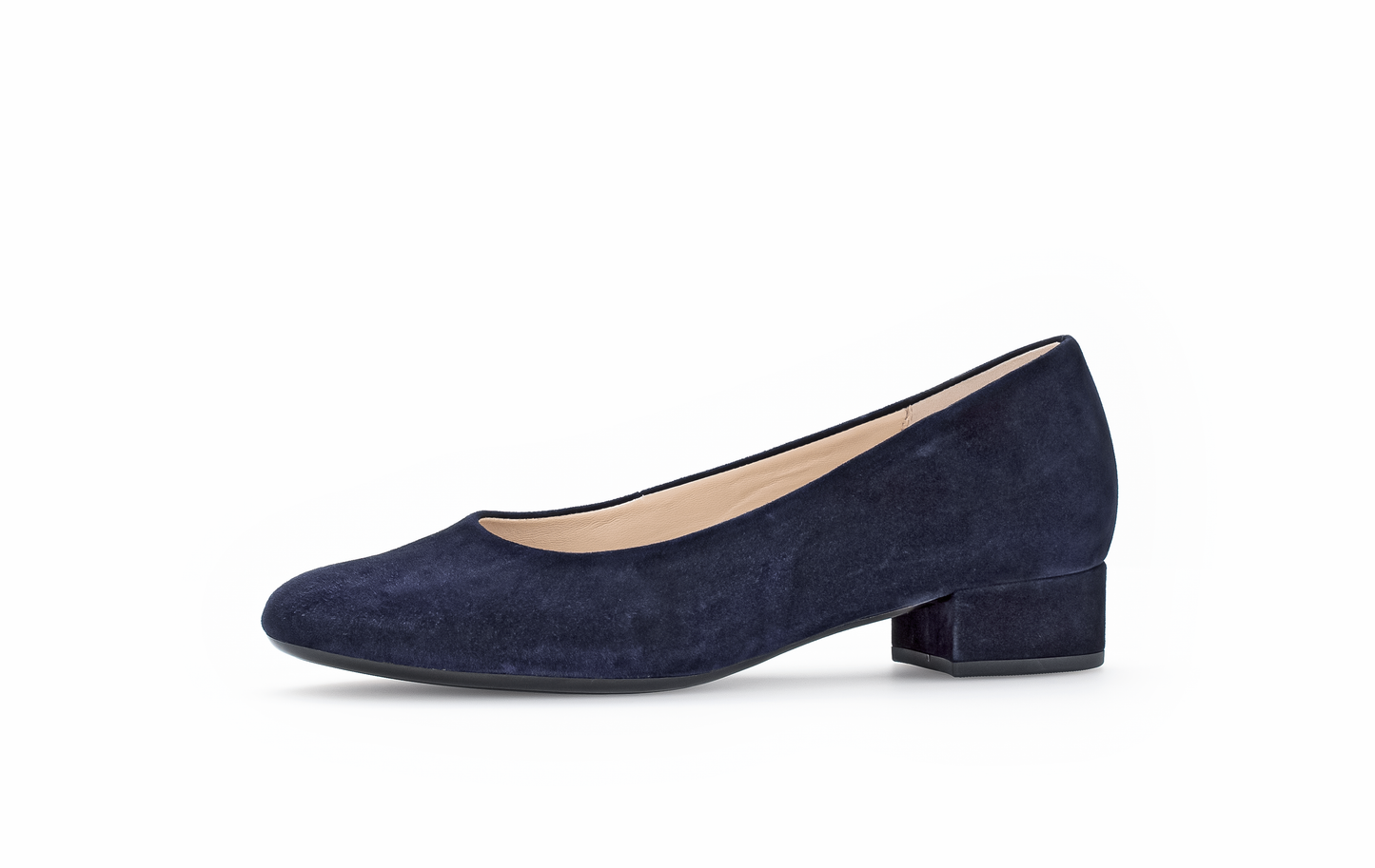 Gabor 31.320.16 Navy Suede Slip On Pumps