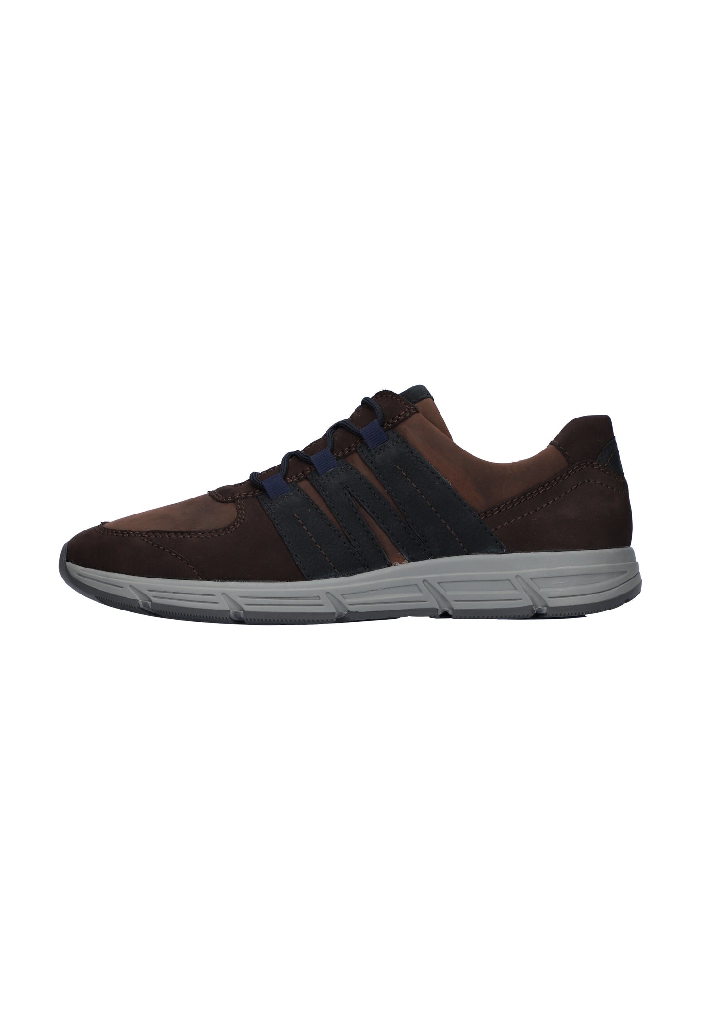 Waldlaufer 323004 429 355 Haslo Brown Navy Lace Shoes