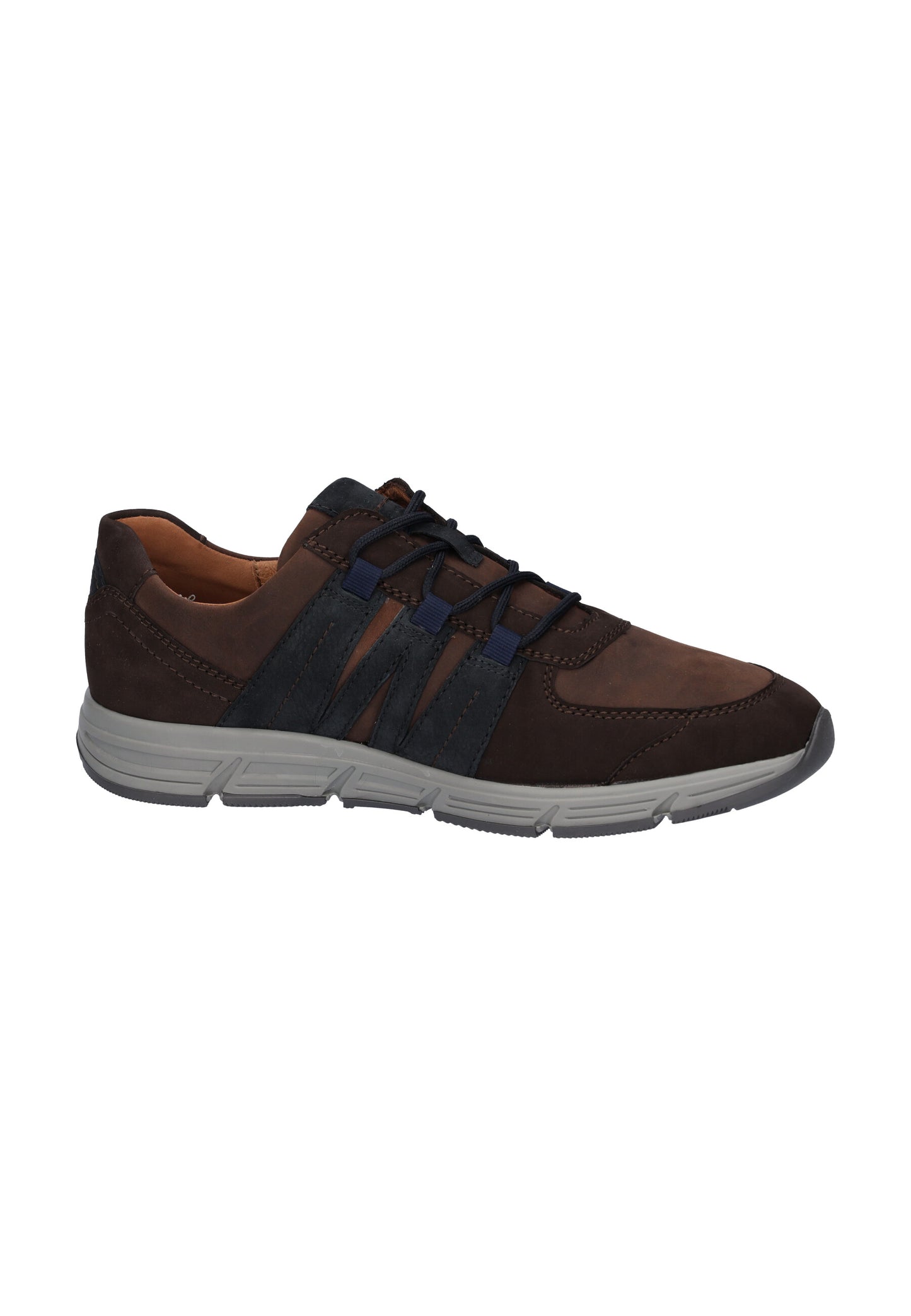 Waldlaufer 323004 429 355 Haslo Brown Navy Lace Shoes